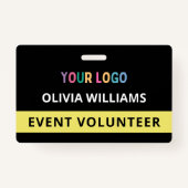 Logo für das Schwarze Abzeichen für benutzerdefini Ausweis (Vorderseite)