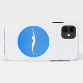 Logo für das Schwimmen auf T - Shirt Case-Mate iPh iPhone Hülle (Rückseite (Horizontal))