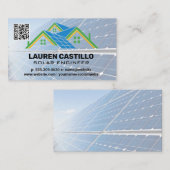 Logo für das Solarpaneel | QR-Code Visitenkarte (Vorne/Hinten)