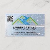 Logo für das Solarpaneel | QR-Code Visitenkarte (Vorderseite)