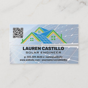 Logo für das Solarpaneel   QR-Code Visitenkarte