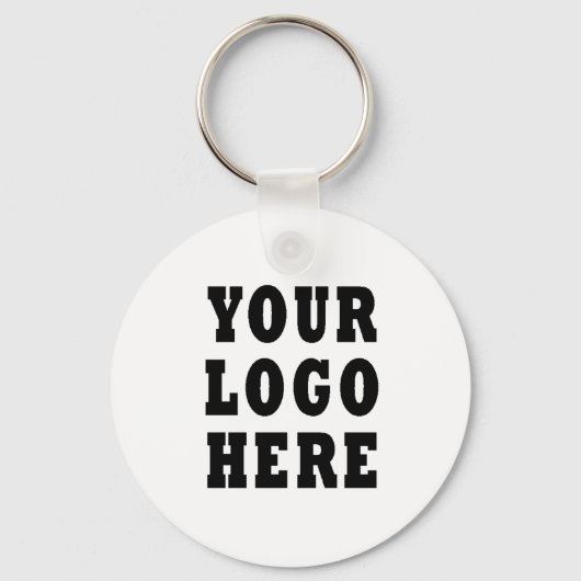 Logo für das Unternehmen "Custom Company" 2 Side S Schlüsselanhänger (Vorderseite)