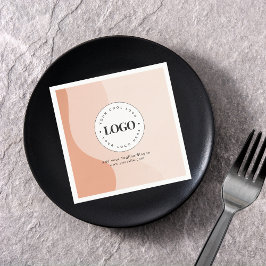 Logo für das Unternehmen "Custom Company Business" Serviette