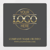 Logo für das Unternehmen "Custom Gray Gold Promoti Etiketten (Design 1)