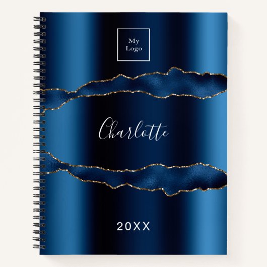 Logo für das Unternehmen Notizblock (Vorderseite)