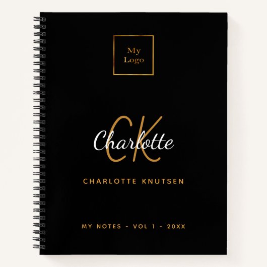 Logo für das Unternehmen Notizblock (Vorderseite)