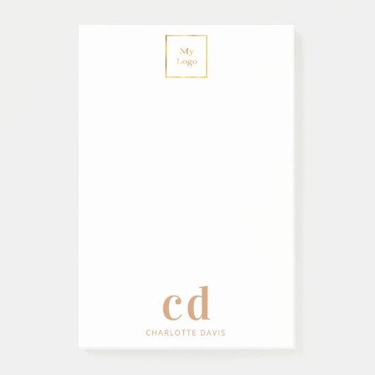 Logo für das Unternehmen Post-it Klebezettel (Vorderseite)