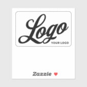 Logo für das Unternehmen Vinyl Rechteck Business H Aufkleber (Blatt)