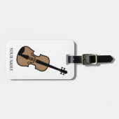 Logo für das Violine-Reisegepäck Gepäckanhänger (Vorderseite horizontal)