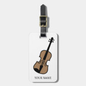 Logo für das Violine-Reisegepäck Gepäckanhänger (Vorderseite vertikal)