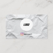 Logo für den Abholdienst von Junk Visitenkarte (Rückseite)