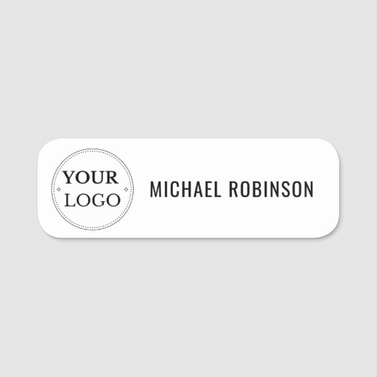 Logo für den benutzerdefinierten Mitarbeiternamen  Namensschild (Vorderseite)