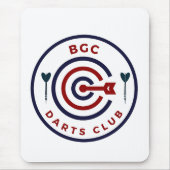 Logo für den BGC (Bonafacio Global City) Dart Club Mousepad (Vorne)