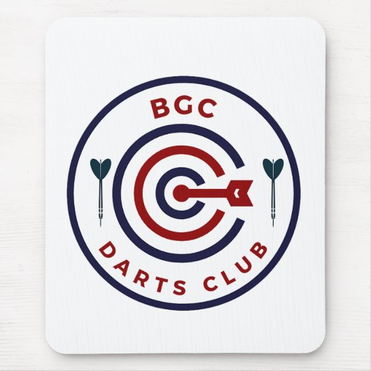 Logo für den BGC (Bonafacio Global City) Dart Club Mousepad (Vorne)