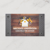 Logo für den Carpentry-Code von Bauwerkzeugen | Ho Visitenkarte (Vorderseite)