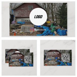 Logo für den Dienst zum Entfernen von beruflichen  Visitenkarte