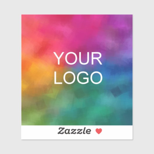 Logo für den Firmennamen des Kunden hier Branding Aufkleber (Blatt)