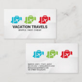 Logo für den Flugzeugkoffer Visitenkarte (Vorne/Hinten)