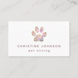 Logo für den Glitzer des Haustieres Visitenkarte