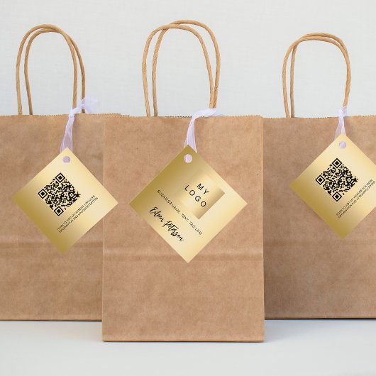Logo für den Goldnamen QR-Code Geschenkanhänger