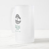 Logo für den Golf Club Mattglas Bierglas (Vorderseite Links)