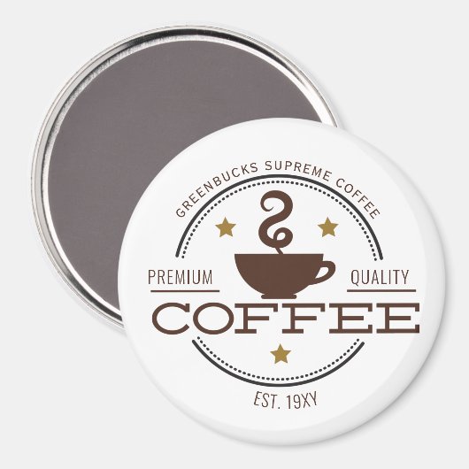 Logo für den Kaffee Magnet (Vorderseite/Rückseite)
