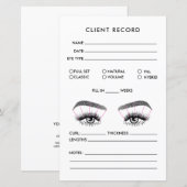 Logo für den Lash-Client-Record (Vorne/Hinten)