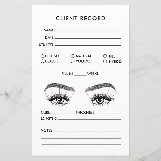 Logo für den Lash-Client-Record (Vorderseite)