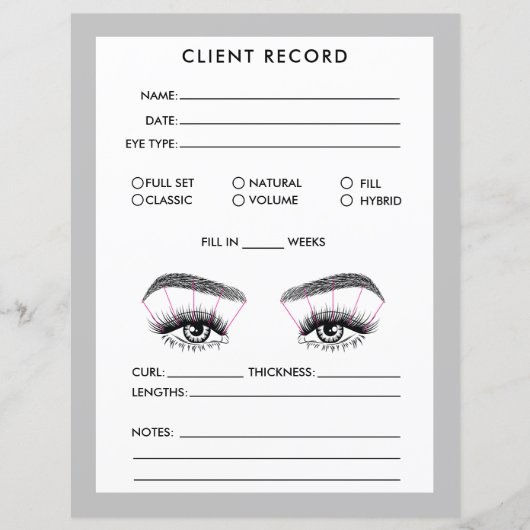 Logo für den Lash-Client-Record (Vorderseite)