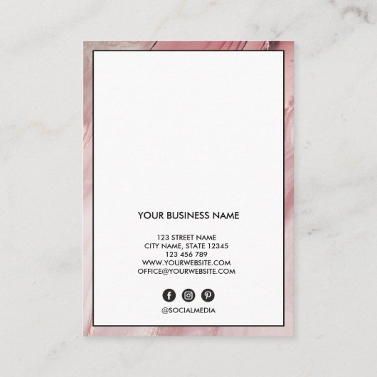 Logo für den Lash-Client-Record Visitenkarte (Rückseite)