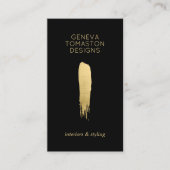 Logo für den Minimalistischen Pinselstrich Visitenkarte (Vorderseite)