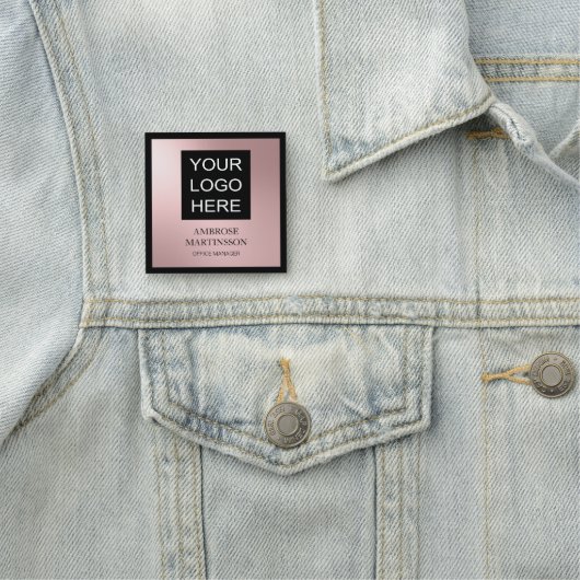 Logo für den Namen der Angestellten des rosa Schwa Namensschild (Beispiel)