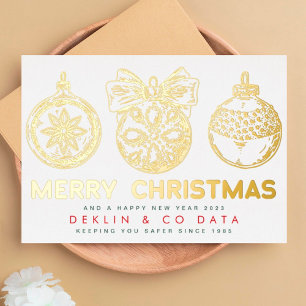 Logo für den neuen Jahrgang Folien Feiertagskarte