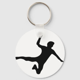 Logo für den schwarzen Handball Schlüsselanhänger