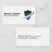 Logo für den Sicherheitsschild Visitenkarte (Vorne/Hinten)