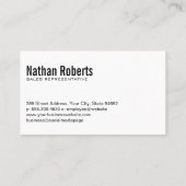 Logo für den Straßenverkehr in Auto | Mechanische Visitenkarte (Rückseite)