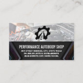 Logo für den Straßenverkehr in Auto | Mechanische Visitenkarte (Vorderseite)