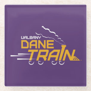Logo für den Straßenzug von UAlbany Glasuntersetzer