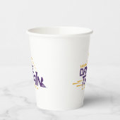 Logo für den Straßenzug von UAlbany Pappbecher (Links)