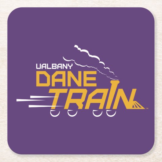 Logo für den Straßenzug von UAlbany Rechteckiger Pappuntersetzer (Vorderseite)