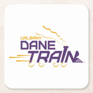 Logo für den Straßenzug von UAlbany Rechteckiger Pappuntersetzer
