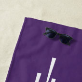 Logo für den Straßenzug von UAlbany Strandtuch (Beispiel)