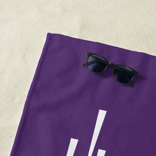 Logo für den Straßenzug von UAlbany Strandtuch (Beispiel)