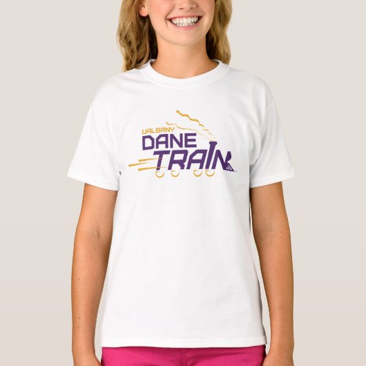 Logo für den Straßenzug von UAlbany T-Shirt (Vorderseite)