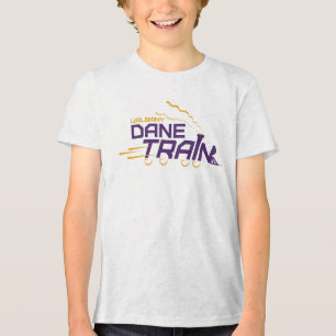 Logo für den Straßenzug von UAlbany Tri-Blend Shirt
