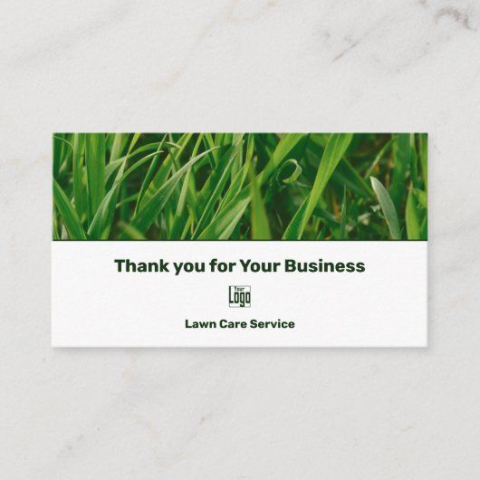 Logo für den Wäscheservice Empfehlungskarte (Vorderseite)