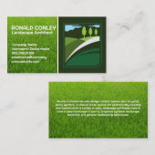 Logo für den Wäscheservice | Landschaftsbild Visitenkarte (Vorne/Hinten)