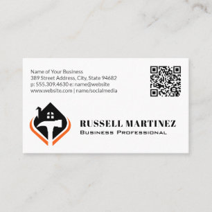 Logo für den Zimmerservice QR Code Business Card Visitenkarte