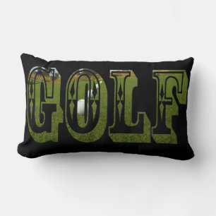 Logo für die Abmessungen von Golf, Lendenkissen