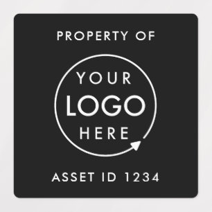 Logo für die Asset-ID   Eigentum von Unternehmen B Etiketten